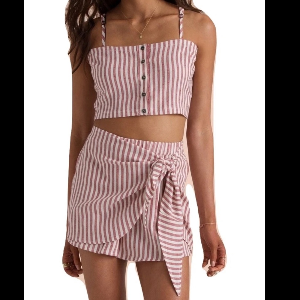 Billabong x Sincerely Jules Crop Top & Skirt Set